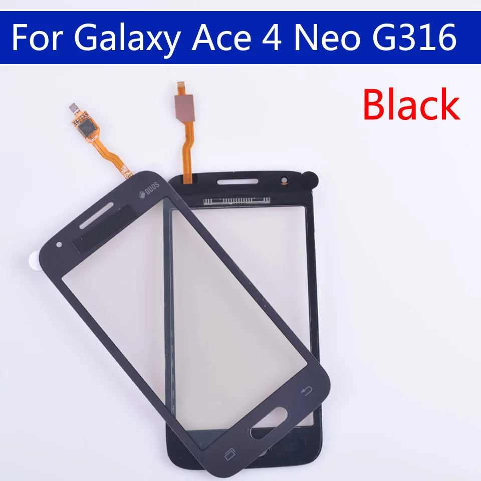 10 шт./партия сенсорная панель G316 для Samsung Galaxy Ace 4 Neo G316M G316H|Сенсорные панели