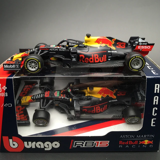 Burago 1:43 Red Bull Racing  RB15 33# RB13 RB14 model die-casting model car simulation car decoration collection gift toy 5