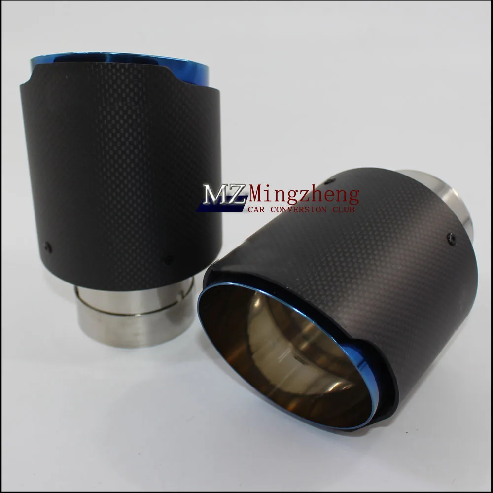 1 pcs 63mm 101mm ź  + η ƿ  ڵ a.k   tailtip   bmw  ٰ  ڵ Ÿϸ