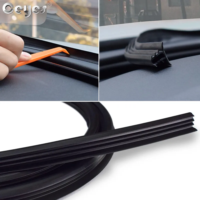 

Ceyes 160cm Car Accessories Rubber Seals Sound Insulation Sealing Dashboard Sealing Strips Weatherstrip Universal For Autos 1pc