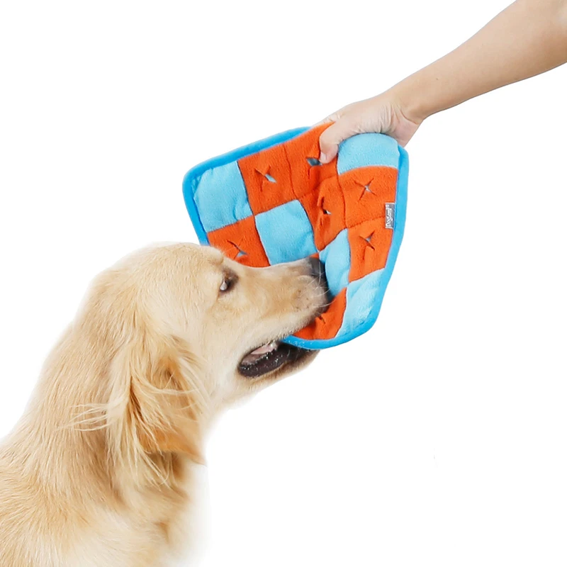 

JORMEL Pet Toy Ball Interactive Puzzle Vocal Ball Clean Tooth Dog Toy Durability Chew Molar Toy Fit for All Pets Pet Food Mat