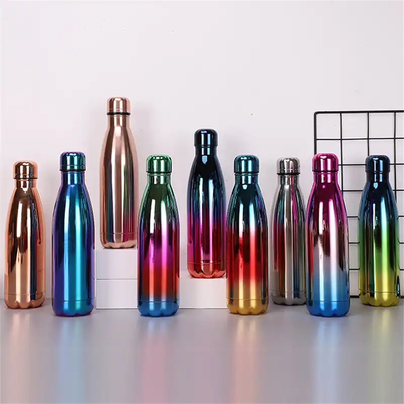 gold marble thermo bottle