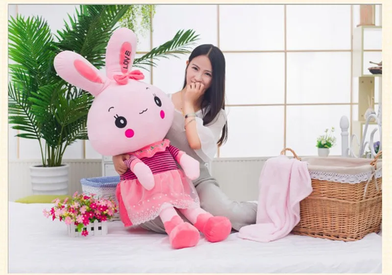 Кролик Куклы Плюшевые классические кролик игрушка забавный кролик Kawaii плюшевая подушка для детей друзья девочки милые животные CC50MR