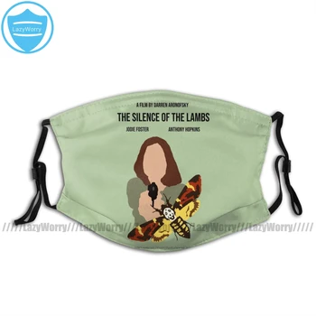 

Silence Of The Lambs Mouth Face Mask The Silence Of The Lambs Minimal Movie Facial Mask Cool Fashion with 2 Filters for Adult