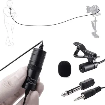 

Mini Microphone For iPhone Smartphone 20 Feet 3.5mm Electret Condenser Microphone Kit for Canon Nikon DSLR Cameras Camcorders