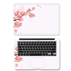 Fleur autocollants Pour Ordinateur Portable autocollant couverture Peau Autocollant Ordinateur Portable 12 "14" 15.6 "peau pour 