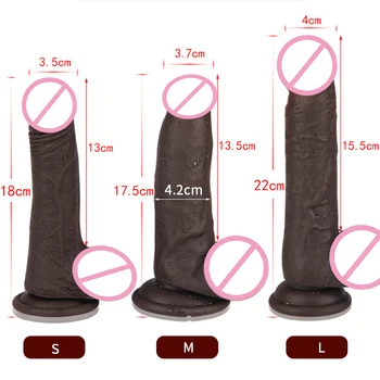 GaGu Silicon Large Black Giant Dildos Realistic Masturbator Massager Vagina For Women Adult Toys For Woman  XXL Dildo Lesbian 2