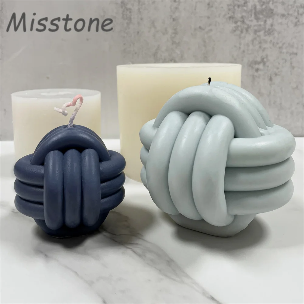 Soap Mould Tool 3D Home Decoration Handmade Decor Desktop Ornaments Soccor Wool Shape Silicone Candle Mold