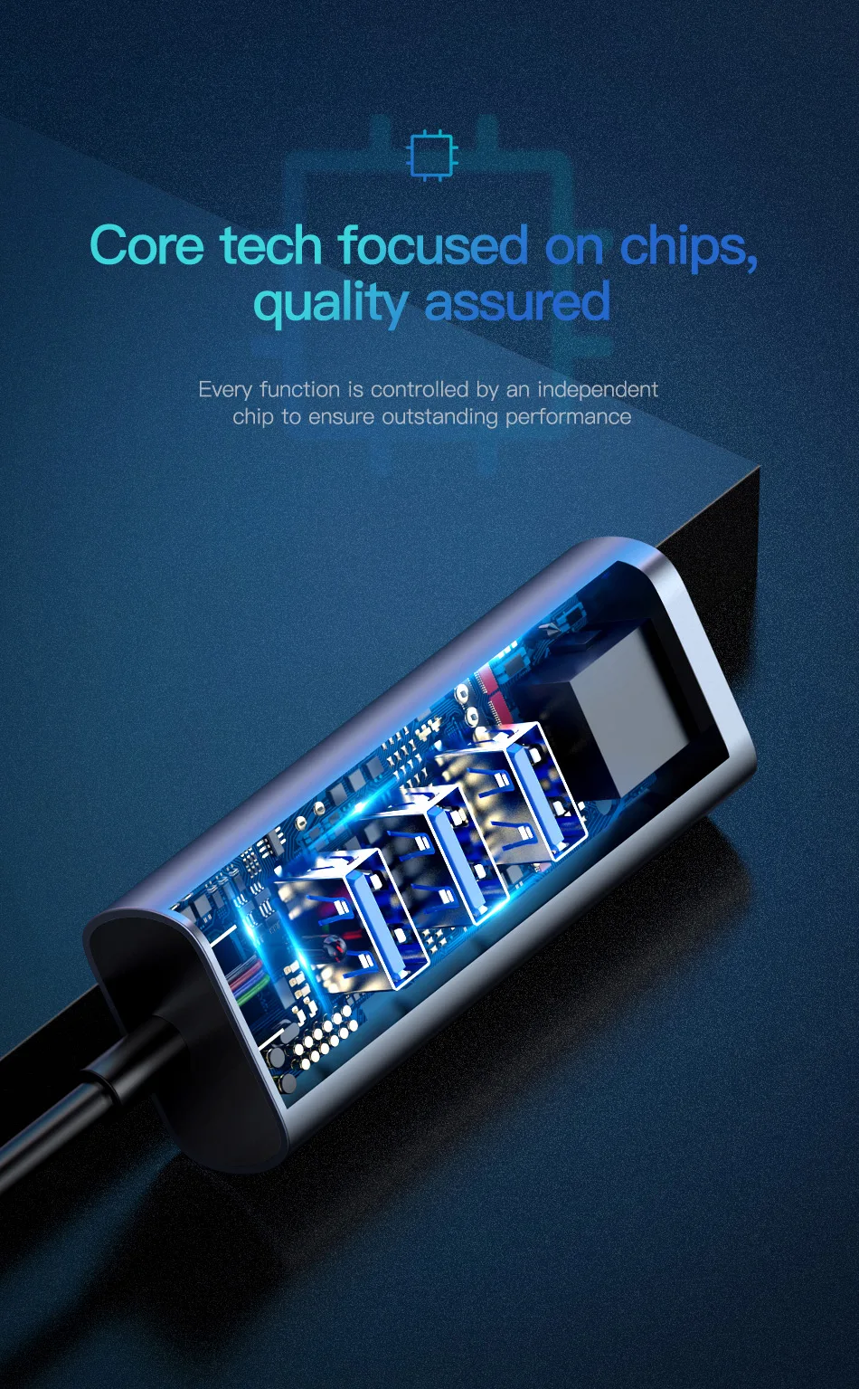Baseus USB C Ethernet usb type C к RJ45 концентратор адаптер для MacBook Pro Xiaomi Mi Box 3/S samsung S10 S9 сетевая карта USB Lan