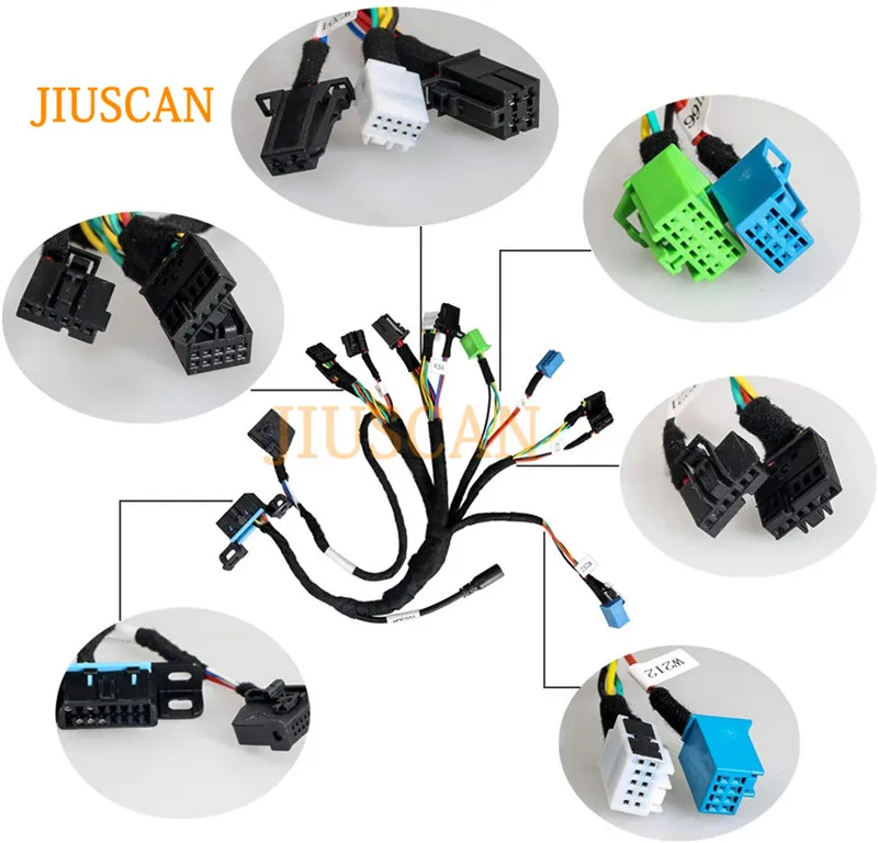 JIUSCAN EIS ELV Тесты кабели для Mercedes работает с VVDI MB BGA инструмент и CGDI Prog Мб(«5 в 1») W204 W212 W221 W164 W166