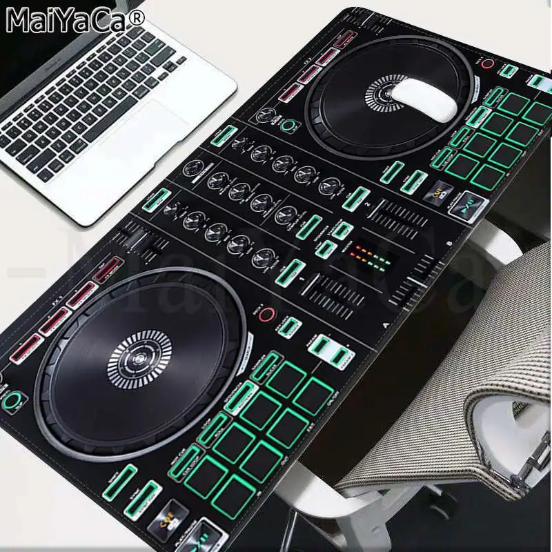 Lock Edge 40X90cm MaiYaCa винтажные крутые DJ музыкальные клавиатуры резиновый коврик игровой коврик для мыши Настольный коврик большой коврик для мыши клавиатуры коврик - Цвет: Lock Edge 40X90cm