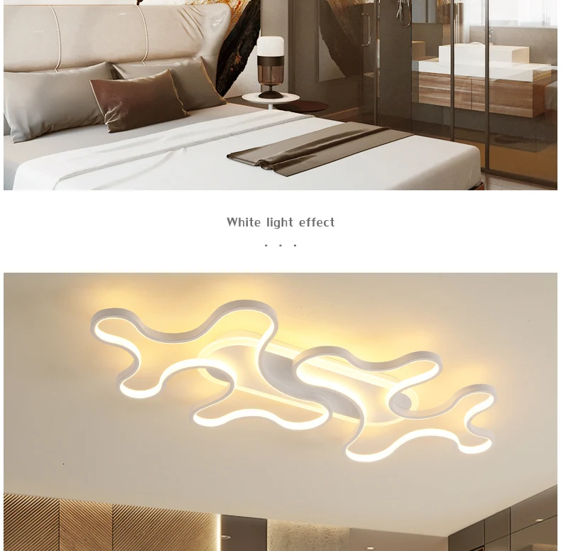 Teto para Cozinha Lâmpada do Teto Luz de Teto Nordic Alumínio Nuvem Luminária 220v Led Lustre Sala Estar Quarto 110v 5 Luzes de teto
