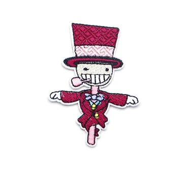 

100pcs/lot Turnip Head Patch Scarecrow Personality Embroidery Patch Personalized Patch for Clothes Iron on Patch S126