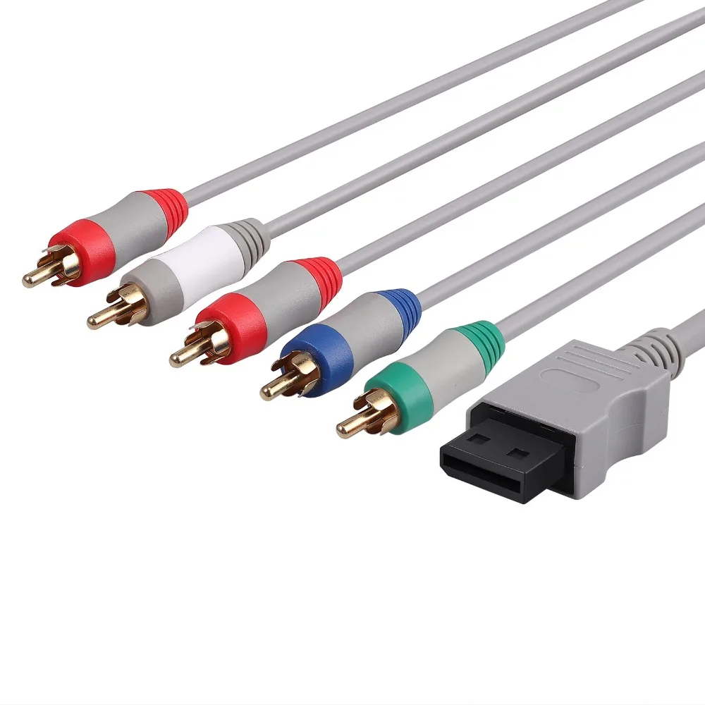 Proster для 6 футов компонентный аудио-видео кабель к HDTV/EDTV 480p 5 RCA видео RCA стерео аудио AV патч-корд для nintendo wii U