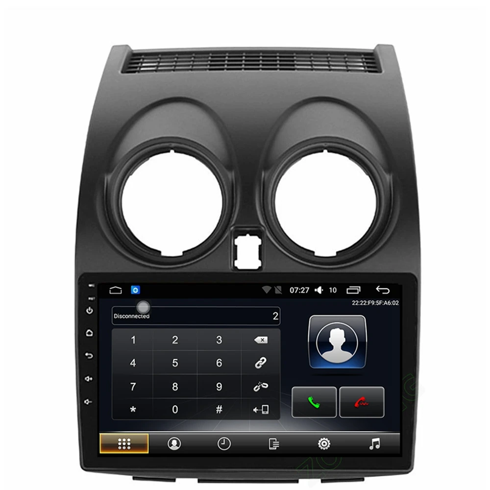 Android 9,1 автомобильный dvd-плеер gps BT wifi Радио Навигация для Nissan Qashqai 2007-2013