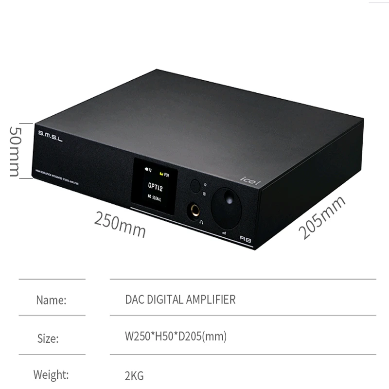 Модуль питания SMSL A8 125Wx2 AK4490 768 кГц DSD512 XMOS HIFI ICE аудио цифровой усилитель