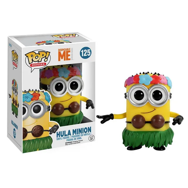 FUNKO POP Миньоны фигурку Коллекционная модель игрушечные лошадки для детей рождественские подарки