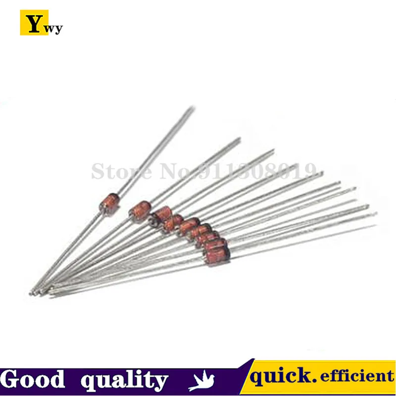 50pcs 1n60 1n60p Schottky Germanium Diode Tv Radio Fm Detection Do35 Contactors AliExpress