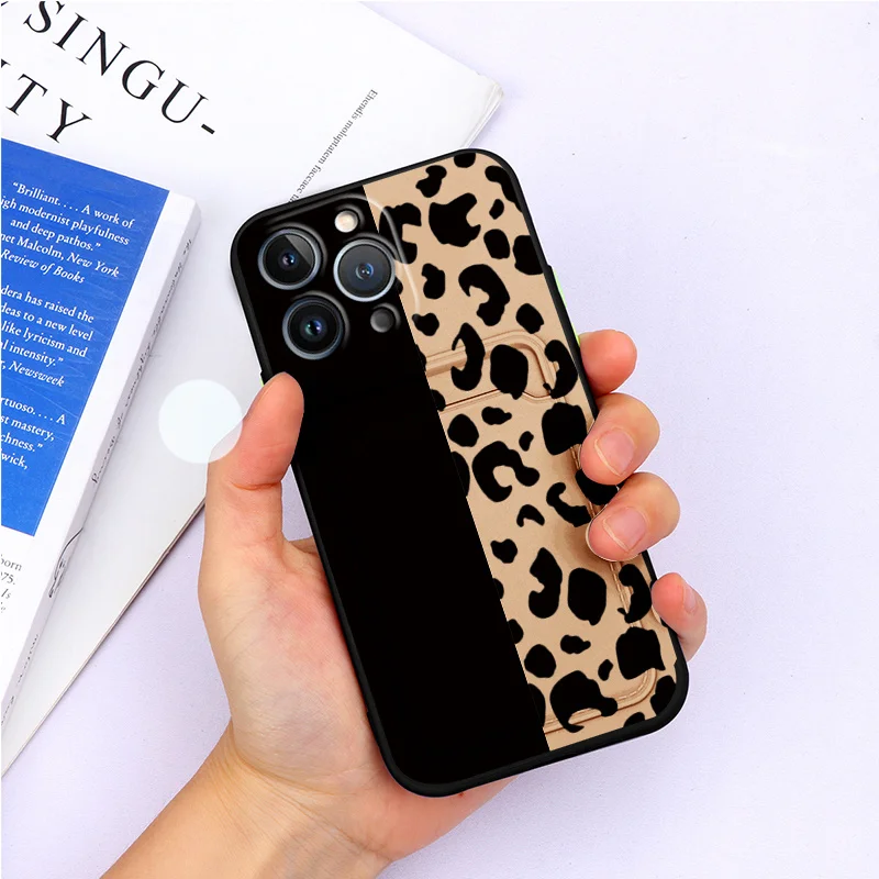 For iPhone 13 Pro Max Case Silicone Wallet Card Holder Cover For iPhone 13 Mini 13ProMax 13Pro Flower Butterfly TPU Couqe Fundas iphone 13 pro max cover
