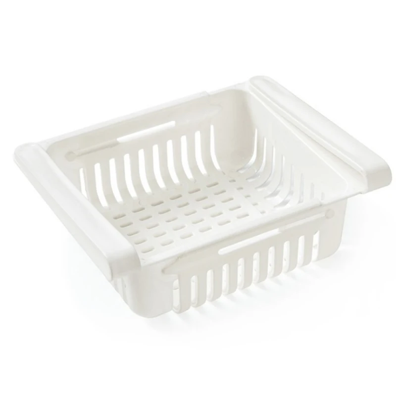 

Kitchen Article Storage Shelf Refrigerator Drawer Shelf Plate Layer Storage Rack Storage Racks Kitchen Organizer 20.5x16.4x7.6cm