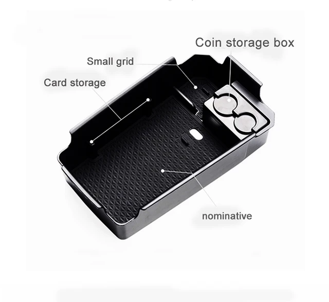 Organizer Console Centrale Per Volvo XC40 E C40 2018-2024 | Portaoggetti Con Divisori E Antiscivolo - Foto 12