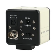 800TVL 1/3 CCD цифровой промышленный видео микроскоп камера CS C-Mount объектив Поддержка BNC AV цветной видео выход SMD BGA пайка ПХД