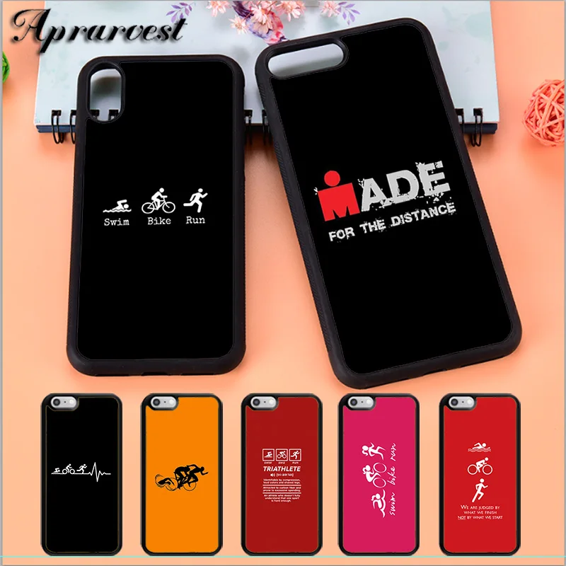 

Aprarvest Item Triathlon Sport Phone Case Cover For iPhone 5 5S SE 6 6S 7 8 PLUS X XS XR MAX 11 PRO