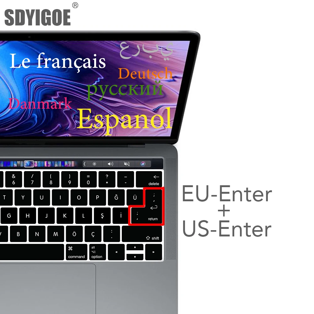 Клавиатура для ноутбука macbook pro 13 европейская версия A2159 A1990 A1707 A89 французский