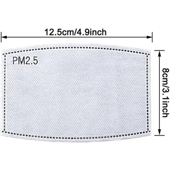 

25#50xFiltration Reusable Dustproof Mask Pm2.5 Windproof Foggy Haze Pollution Respirato Hygienic Dust-proof Protective Mask Set