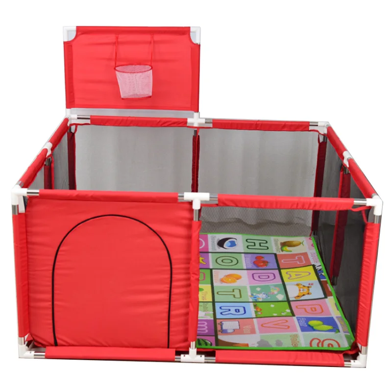 Baby Playpen For Children Pool Balls For Newborn Baby Fence Playpen Kids Basketball Football Field Safety Barrier