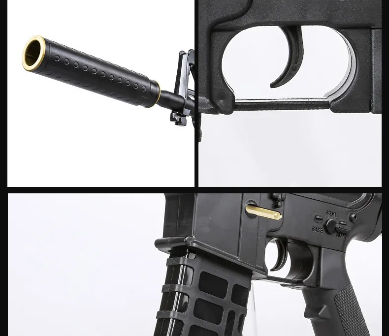 Тип детский игрушечный водяной пистолет M416 Электрический водяные пули высокого качества ручной винтовочный пистолет рождественские подарки