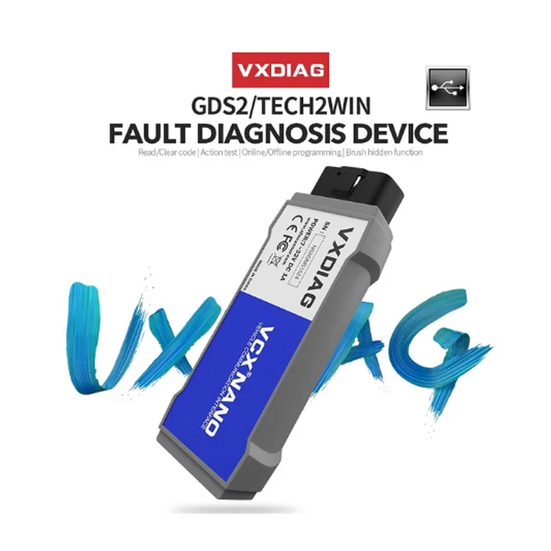 Автомобильные аксессуары VXDIAG VCX NANO для GM/OPEL GDS2 диагностический инструмент для GM GDS2 сканер GDS2: V2019.04 Tech2win: V16.02.24 pk MDI - Цвет: usb version