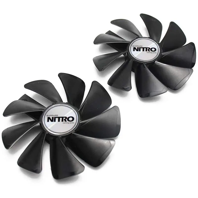 2Pcs 95mm CF1015H12D DC12V Cooler Fan Replace for Sapphire Nitro RX480 8G RX 470 4G GDDR5 RX570 4G 8G D5 RX580 8G OC 