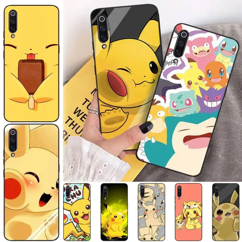 Чехол для телефона LJHYDFCNB Pikachu Kawaii черный мягкий резиновый чехол из ТПУ Для Xiaomi mi 6