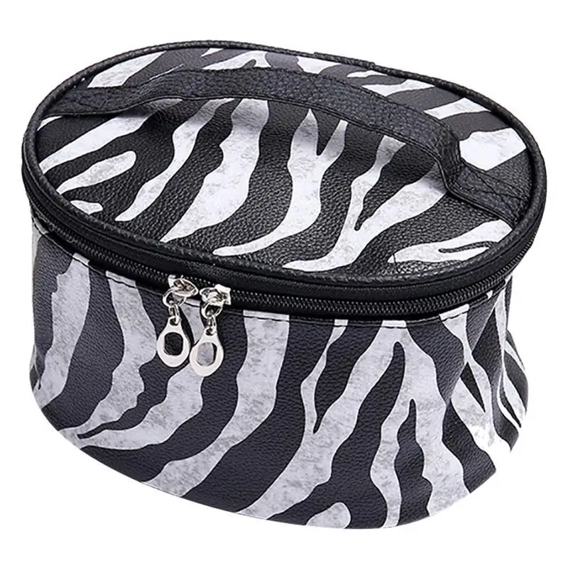 Большая вместительная модная леопардовая косметичка, креативная портативная универсальная косметичка, косметичка, сумочка для путешествий на открытом воздухе