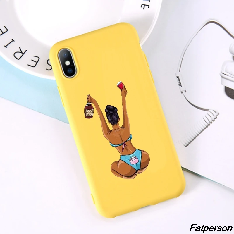 Силиконовый чехол из ТПУ для iPhone X XR XS Max 5 5s 6 6s 7 8 8Plus | Мобильные телефоны и