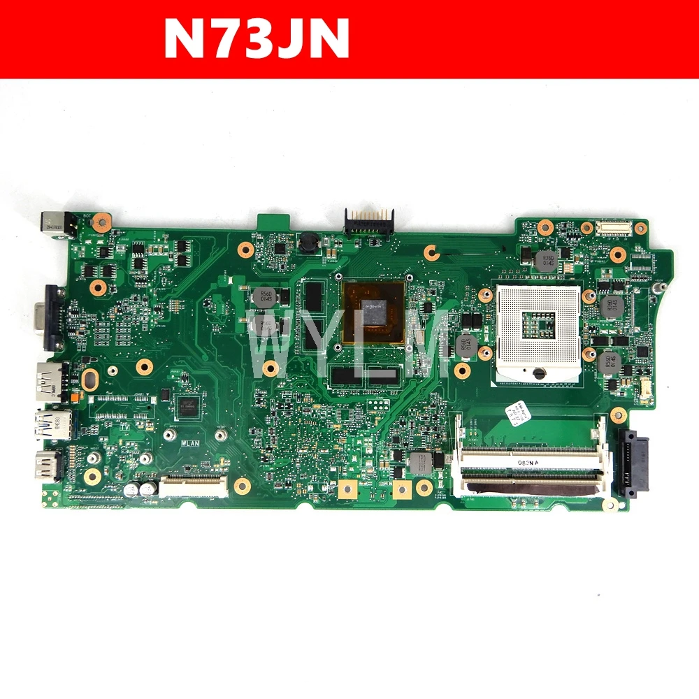 Материнская плата памяти N73JN 8 REV 2 0 для ASUS N73J N73 материнская ноутбука 100%