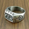 Punk Size 7-15# FTW Mechanical Screw Women's Biker Exquisite 316L Stainless Steel Motorcycle Middle Finger Ring 1