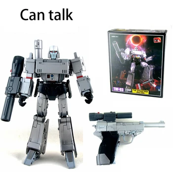 

Transformers THF03 Megatron Will Speak with Bring A Pistol Action Figure Toys Model Educational Toys for Children Kids Bricks