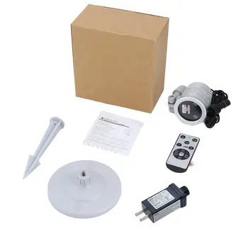 

Waterproof Christmas Projection Lights with Red & Green Projector Laser with Remote Control Black/Silver US/EU/UK/JP Plug