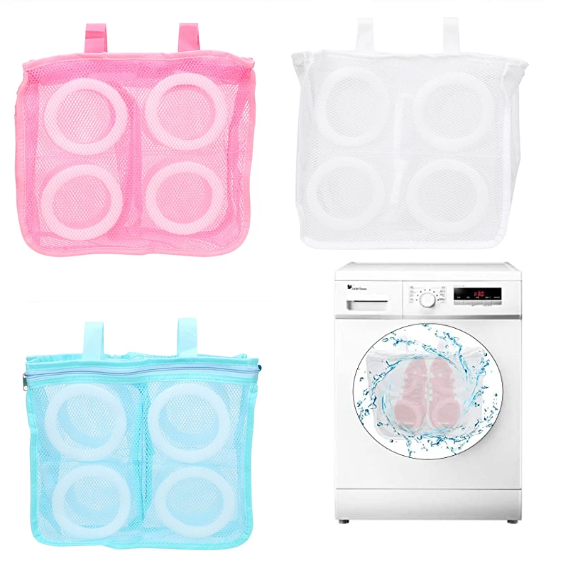 

Portable Cleaning Laundry Shoe Bags Washing Machine Mesh Laundry Bags Shoe Protector Organizer Bra Underwear Storage Basket