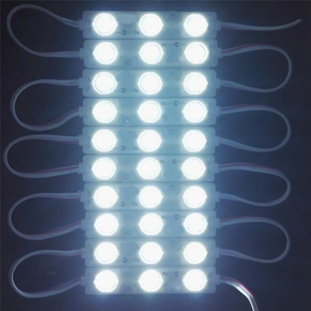 LED Module Light with Lens Waterproof IP65 DC12V LED Modules Strip Light Advertising Sign Storefront Lighting Decoration Lights