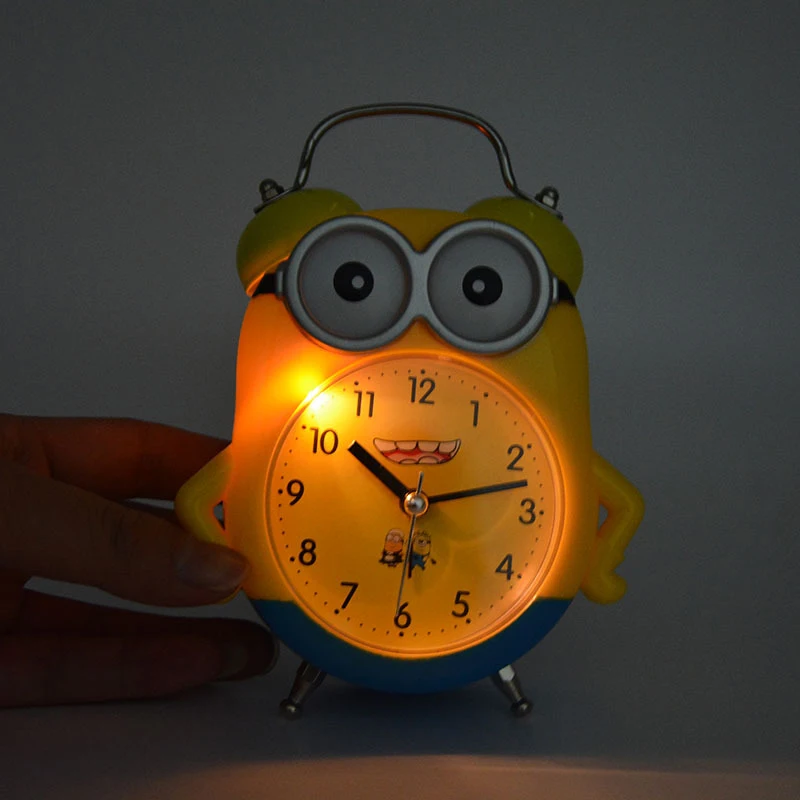 QMJHVX светящиеся часы детский будильник милые Мультяшные настольные часы для дома украшения студенческого общежития despertador infantil