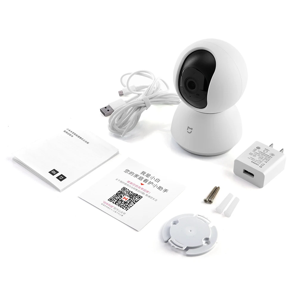 Обновленная версия оригинальная умная ip-камера Xiaomi веб-камера 1080P WiFi панорамирование ночного видения 360 Угол обзора видео камера монитор младенца