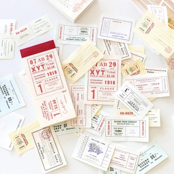 

20Pcs Retro Postmark Memo Pad Diy Message Note Paper Notepad Pack Wholesale