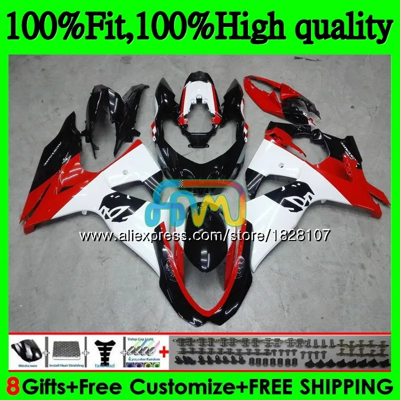 K9 для SUZUKI GSXR-1000 GSXR 1000 09, 10, 11, 12, 13, 15 и 16 44BS. 12 граффити красный GSXR1000 2009 2010 2011 2012 обтекатель