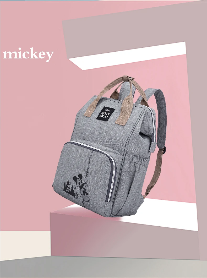 Disney 2019 новая сумка для подгузников рюкзак большой емкости водонепроницаемый подгузник сумка наборы Мумия для беременных дорожный рюкзак