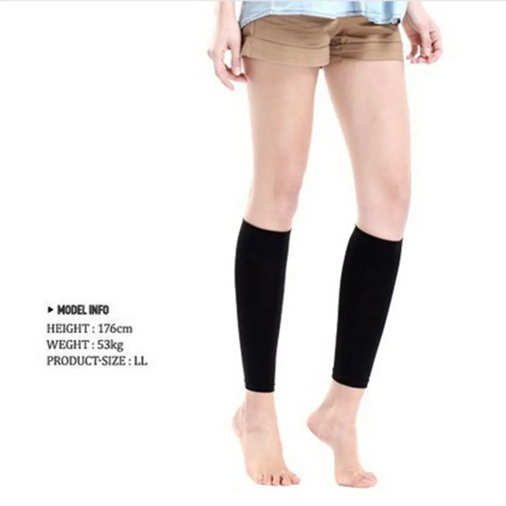 1 Pair/SET 20-30mmHg Thin Autumn Winter Medical Support Leg Shin Socks Varicose Veins Calf Sleeve Compression Brace Wrap