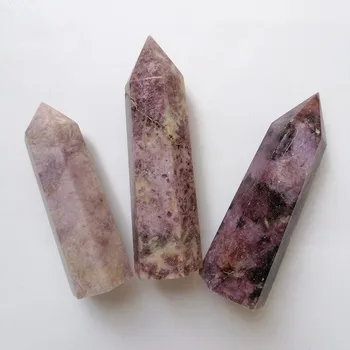 

High Quality Lepidolite Point Wands Shape Stone Hand Crafted For Gift &Home Decor ZT