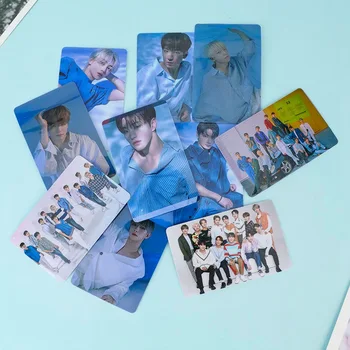 

10pcs/set K-pop Seventeen HIT Photo Card Sticker The New Album Bus ID Card Sticker Photocard Sticker